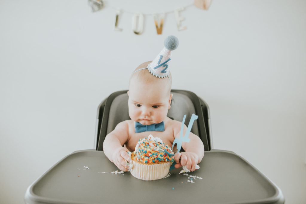 Half Birthday Cake Smash! • Doctor Mommy, MD