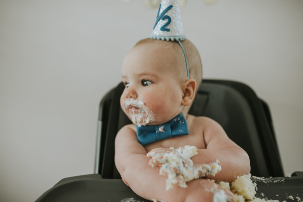 Half Birthday Cake Smash! • Doctor Mommy, MD